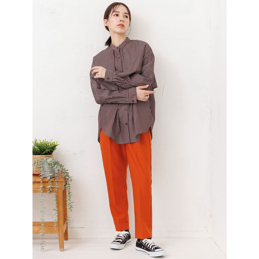 mili an deni Ester broad yoke overshirt
