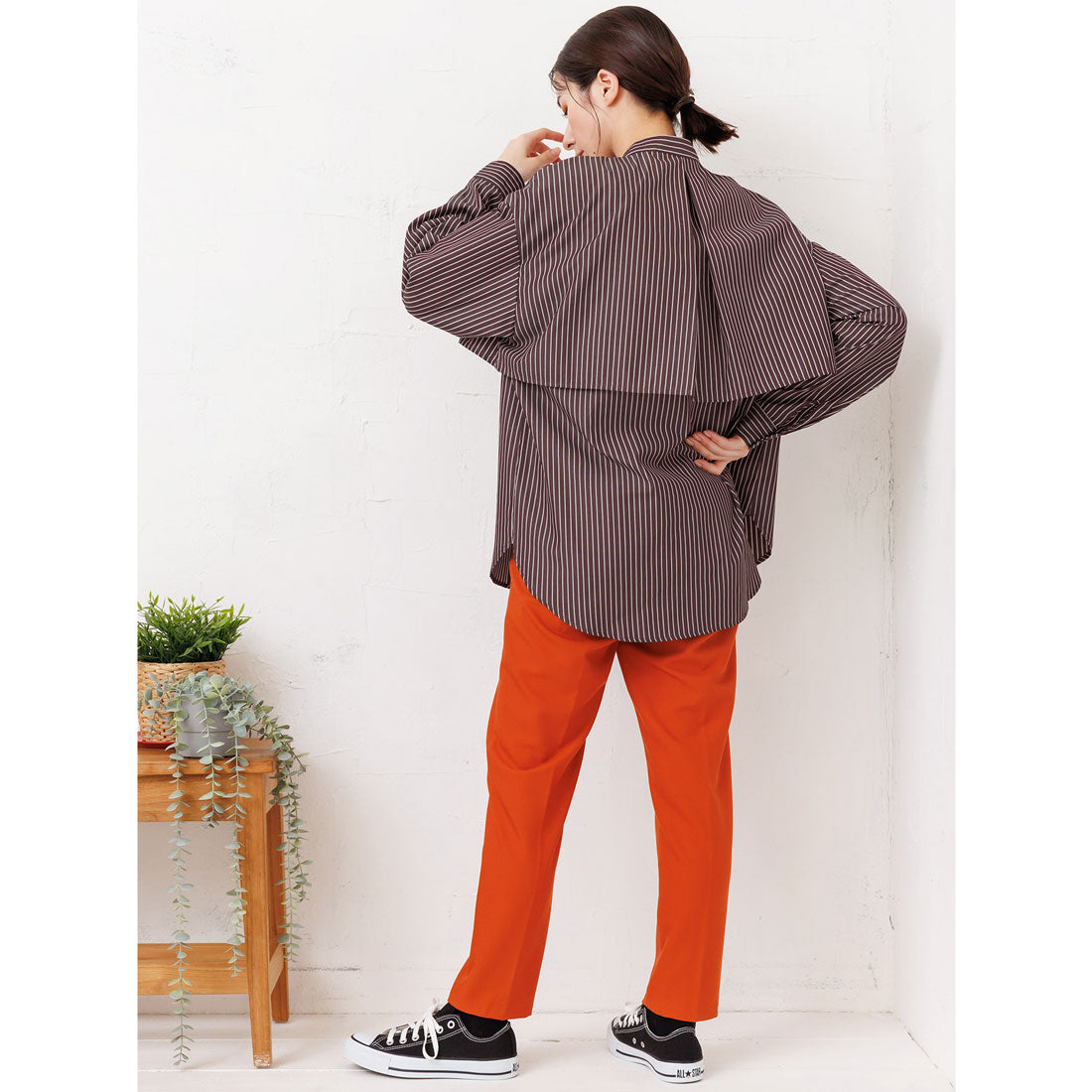 mili an deni Ester broad yoke overshirt