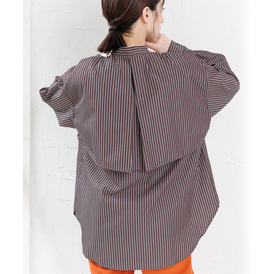 mili an deni Ester broad yoke overshirt