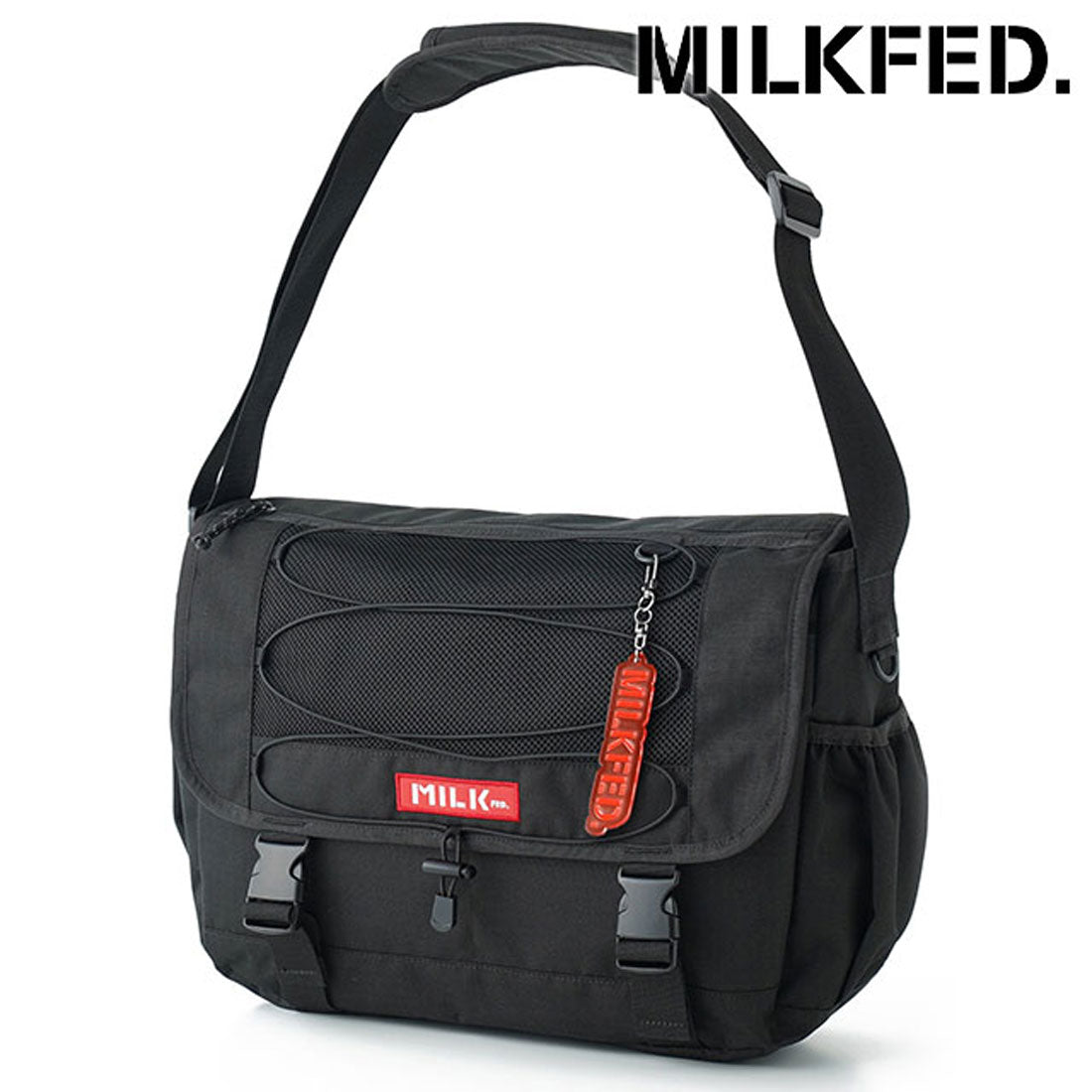 ミルクフェド MILKFED. 16L DAILY MESSENGER BAG RED [103251053011] （RED） RED