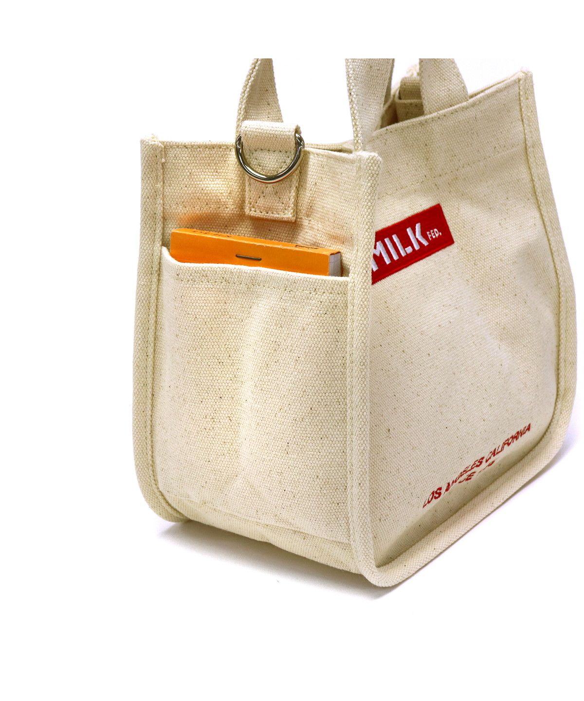 ミルクフェド MILKFED. ミルクフェド ショルダーバッグ MILKFED. EMBROIDERED BAR MINI SHOULDER BAG W/STRAP 103213053009 （レッド） レッド