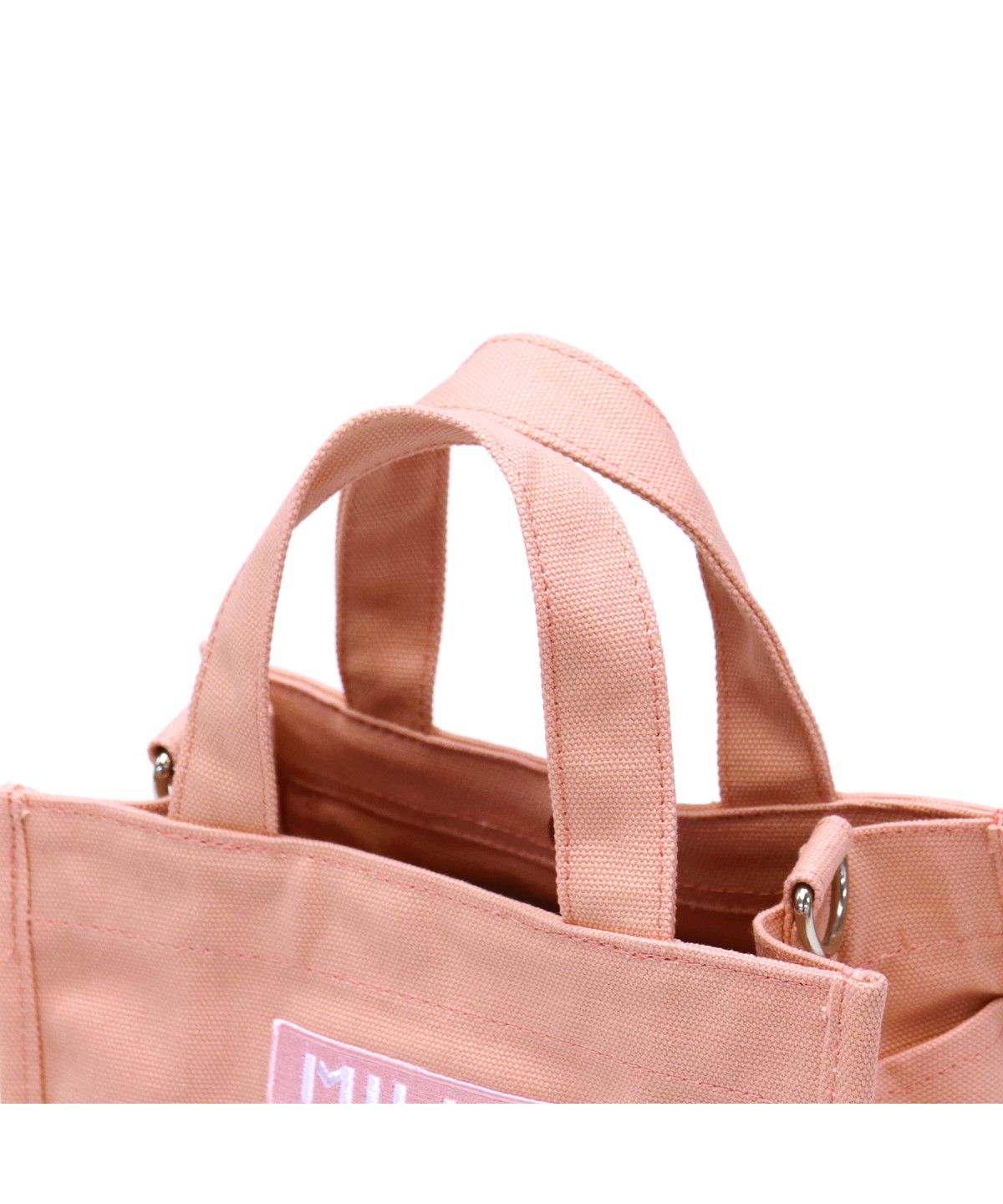 ミルクフェド MILKFED. ミルクフェド ショルダーバッグ MILKFED. EMBROIDERED BAR MINI SHOULDER BAG W/STRAP 103213053009 （レッド） レッド
