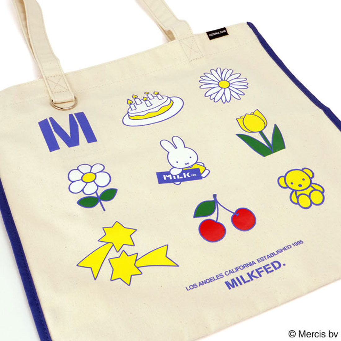 ミルクフェド MILKFED. ×MIFFY ICON TOTE BLUE [103252053007 SS25SPOT] （BLUE） BLUE