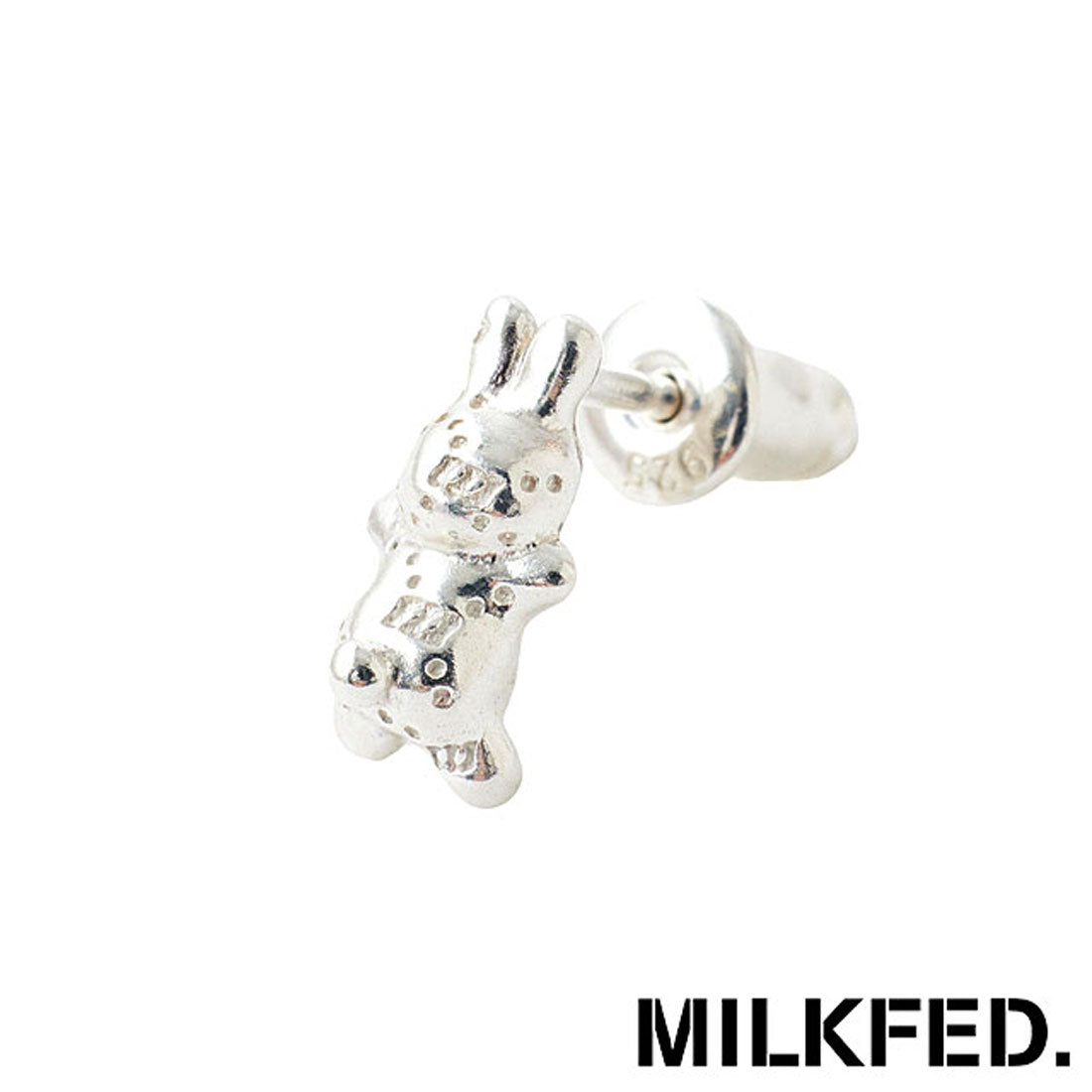 ミルクフェド MILKFED. × LANIE USAGI EARRING SILVER [103244054015]