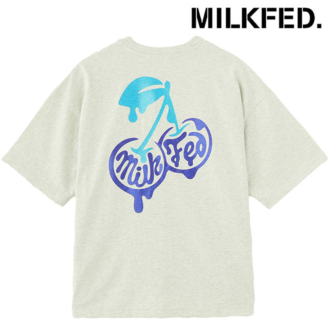 ミルクフェド MILKFED. GLITTER MELTY CHERRIES S/S TEE OATMEAL [103252011005 SU25] （OATMEAL） OATMEAL