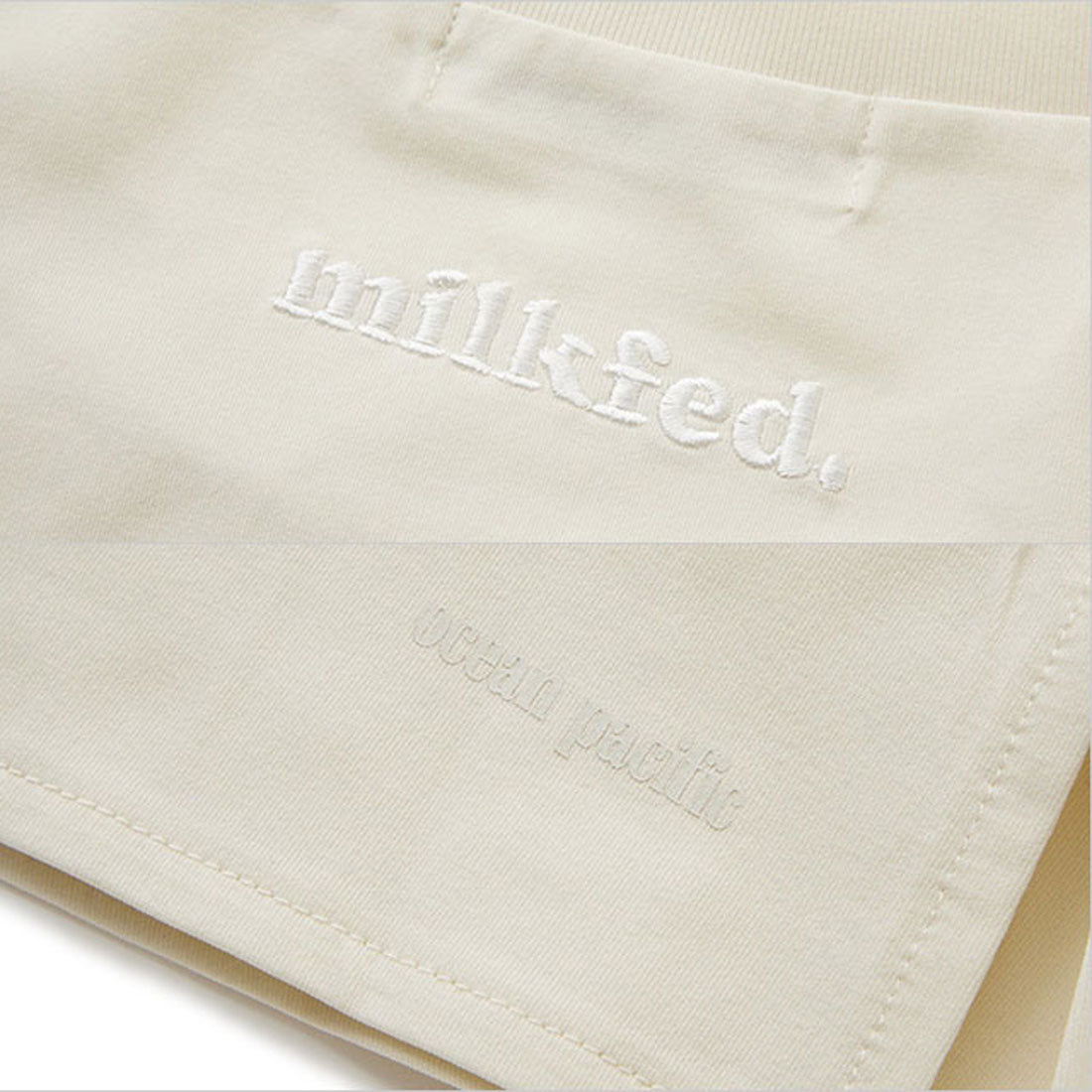 ミルクフェド MILKFED. ×OP RUFFLE TUNIC BEIGE [103252013006 SU25] （BEIGE） BEIGE