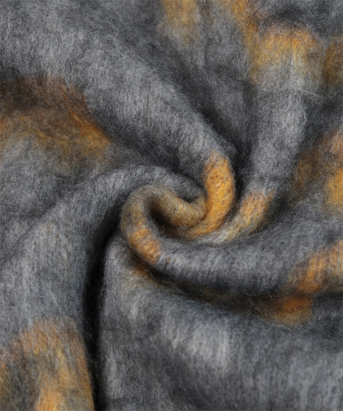 ミエット miette フラワージャガードニットカーディガン （レッド） レッド