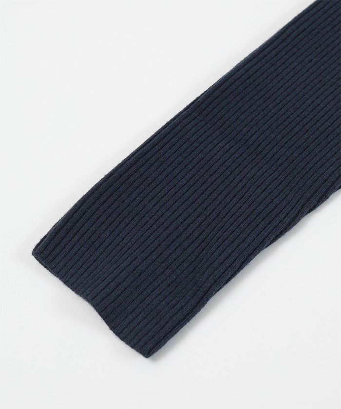 ミエット miette デザインヘムリブニット （レッド） レッド