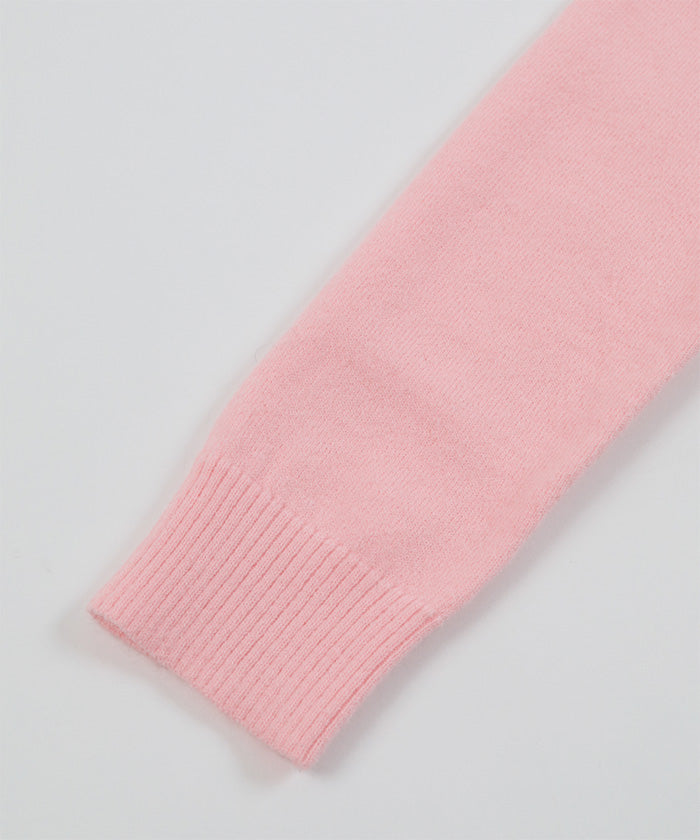 ミエット miette スリットタートルネックニット