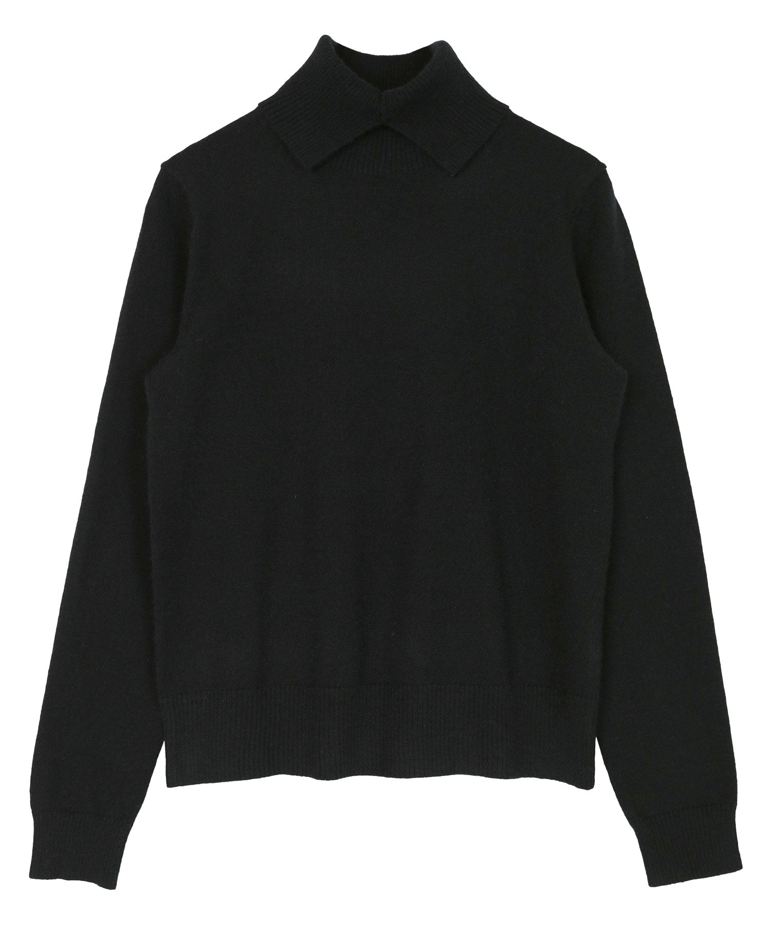 ミエット miette スリットタートルネックニット