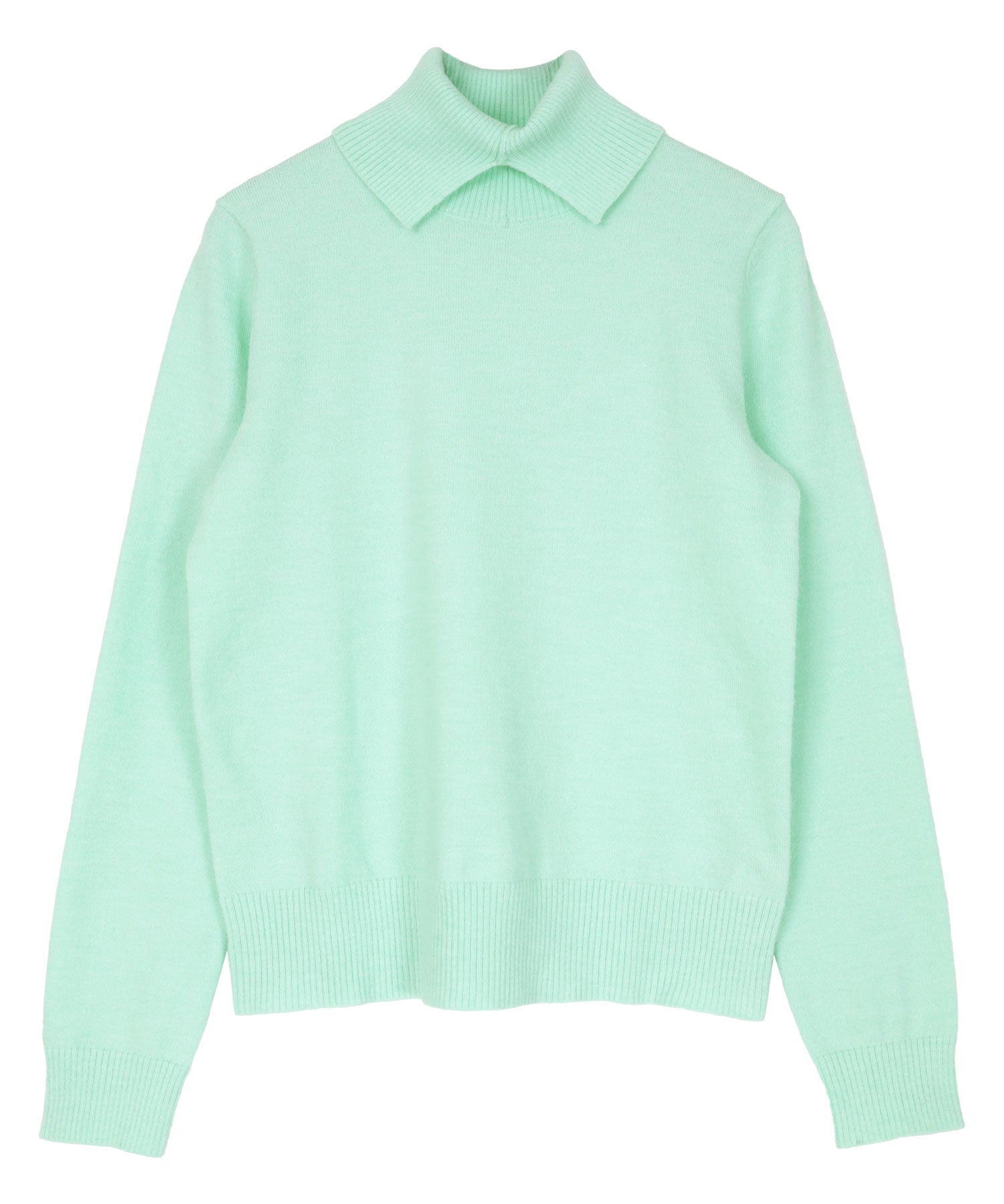 ミエット miette スリットタートルネックニット