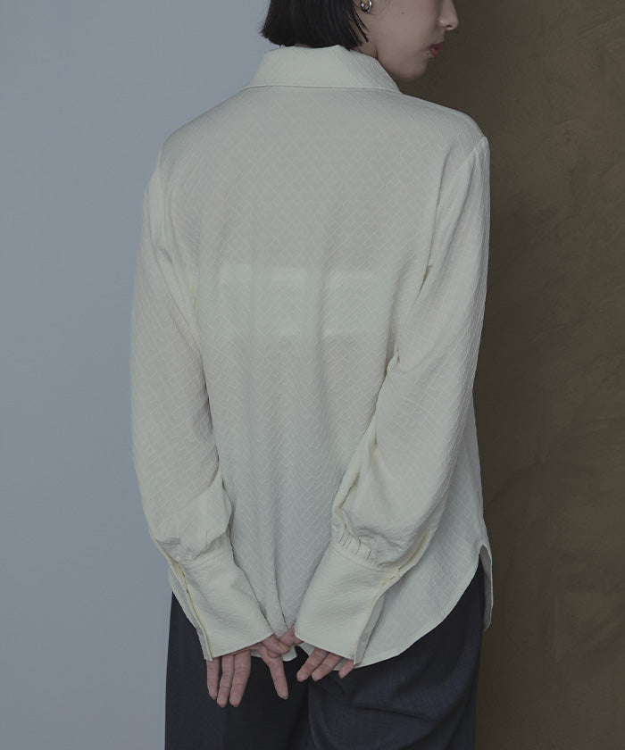 ミエット miette ビッグカラーフロントリボンブラウス （ピンク） ピンク