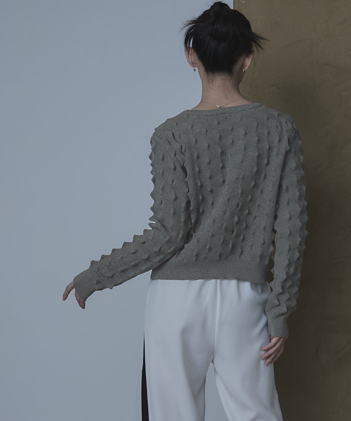 miette Miette Spiky Knit Cardigan