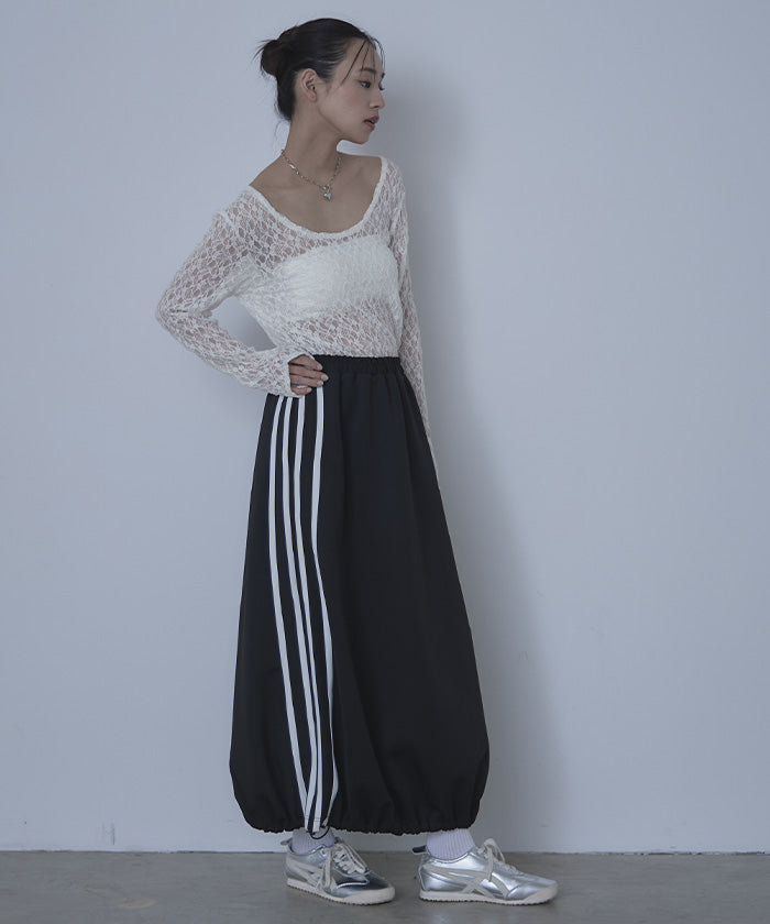 miette miette 前後2way U領蕾絲上衣