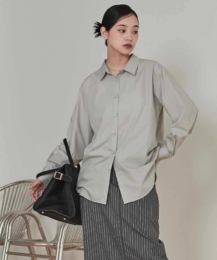 ミエット miette ニットベアビスチェセットシャツ （ネイビー） ネイビー