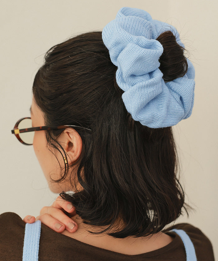 ミエット miette シュシュ付きニットキャミビスチェ （レッド） レッド