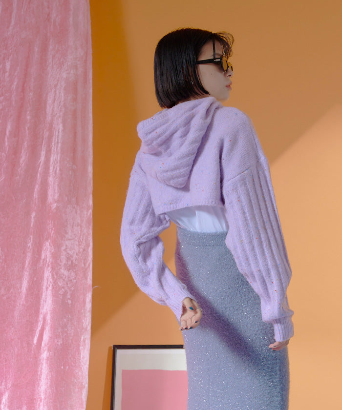 Miette Nep Yarn Short Parka