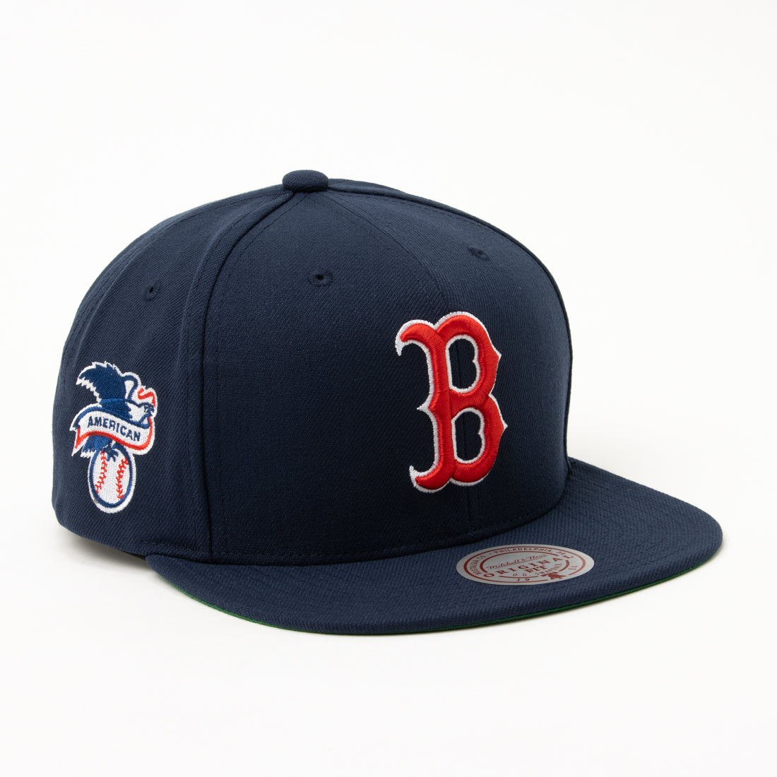 ミッチェルアンドネス mitchell & ness MLB LEAGUE PATCH SNAPBACK RED SOX ベースボールキャップ （ボストン・レッドソックス） ボストン・レッドソックス