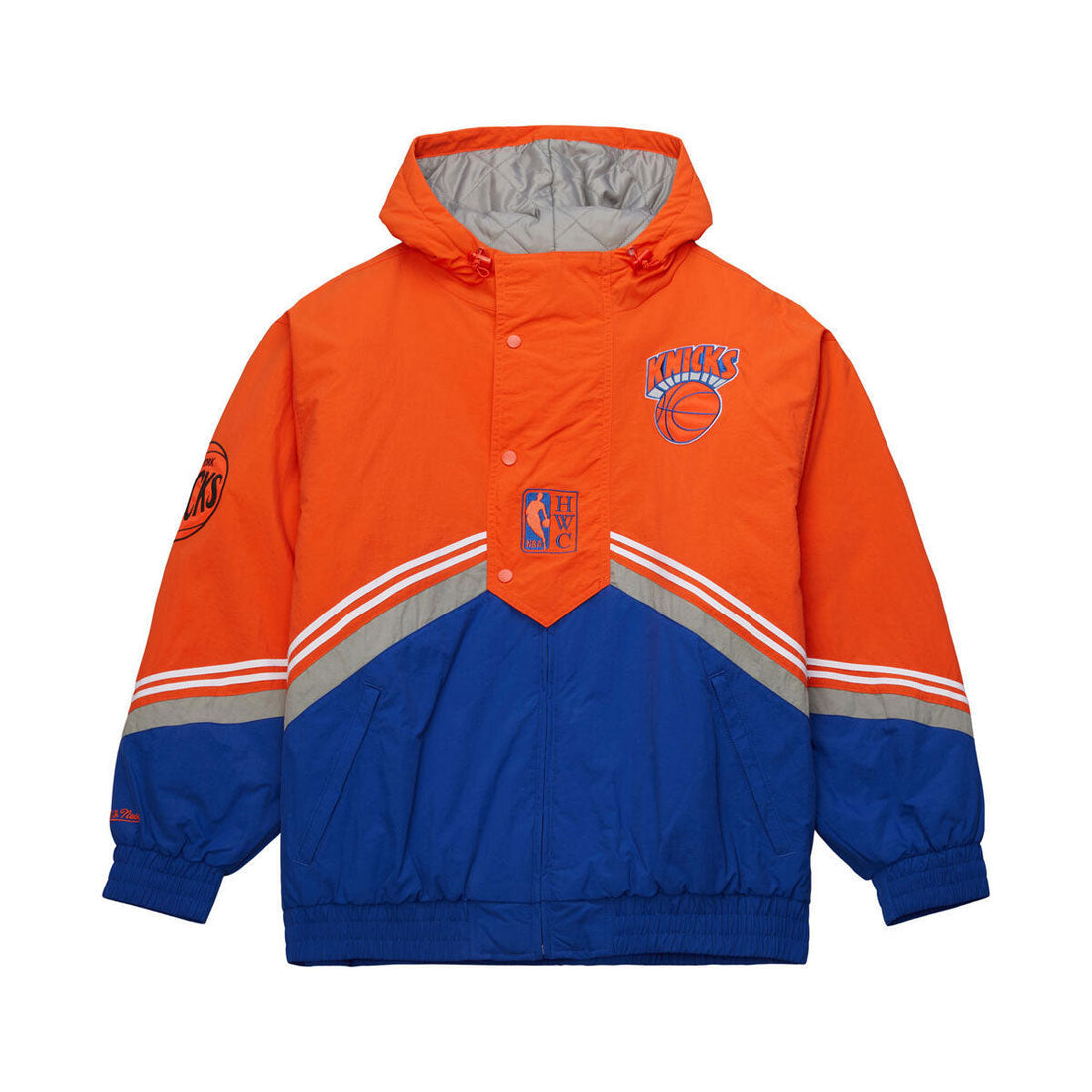 ミッチェルアンドネス mitchell & ness Mitchell & Ness NBA THROW IT BACK RETRO JACKET VINTAGE LOGO（ミッチェル＆ネス NBA THROW IT BACK レトロジャケット ヴィンテ （KNICKS） KNICKS