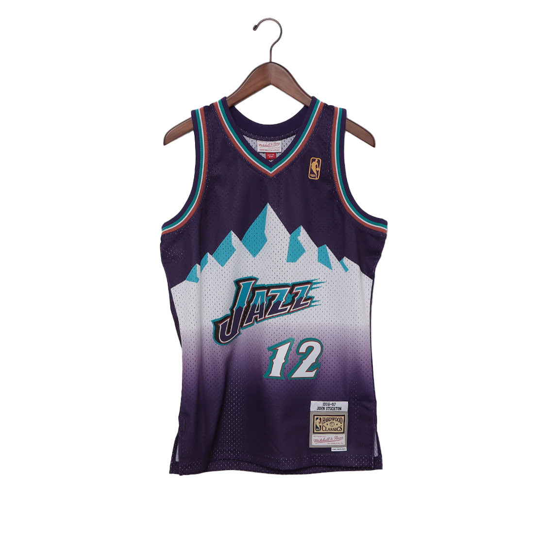 ミッチェルアンドネス mitchell & ness スウィングマンジャージー ユタ ジャズ 1996-97 ジョン・ストックトン ユニフォーム （ユタジャズ） ユタジャズ