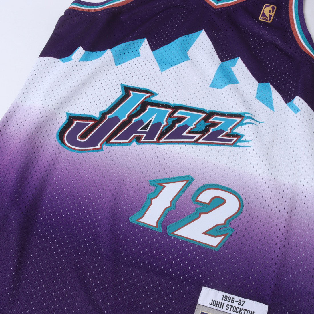 ミッチェルアンドネス mitchell & ness スウィングマンジャージー ユタ ジャズ 1996-97 ジョン・ストックトン ユニフォーム （ユタジャズ） ユタジャズ