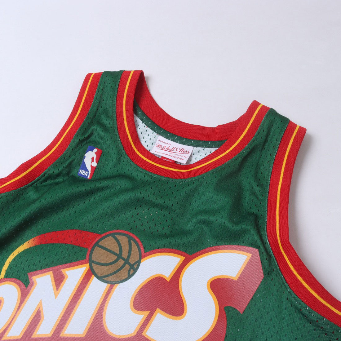 ミッチェルアンドネス mitchell & ness スウィングマンジャージー シアトル スーパーソニックス 1995-96 ショーン・ケンプ ユニフォーム （シアトルスーパーソニックス） シアトルスーパーソニックス