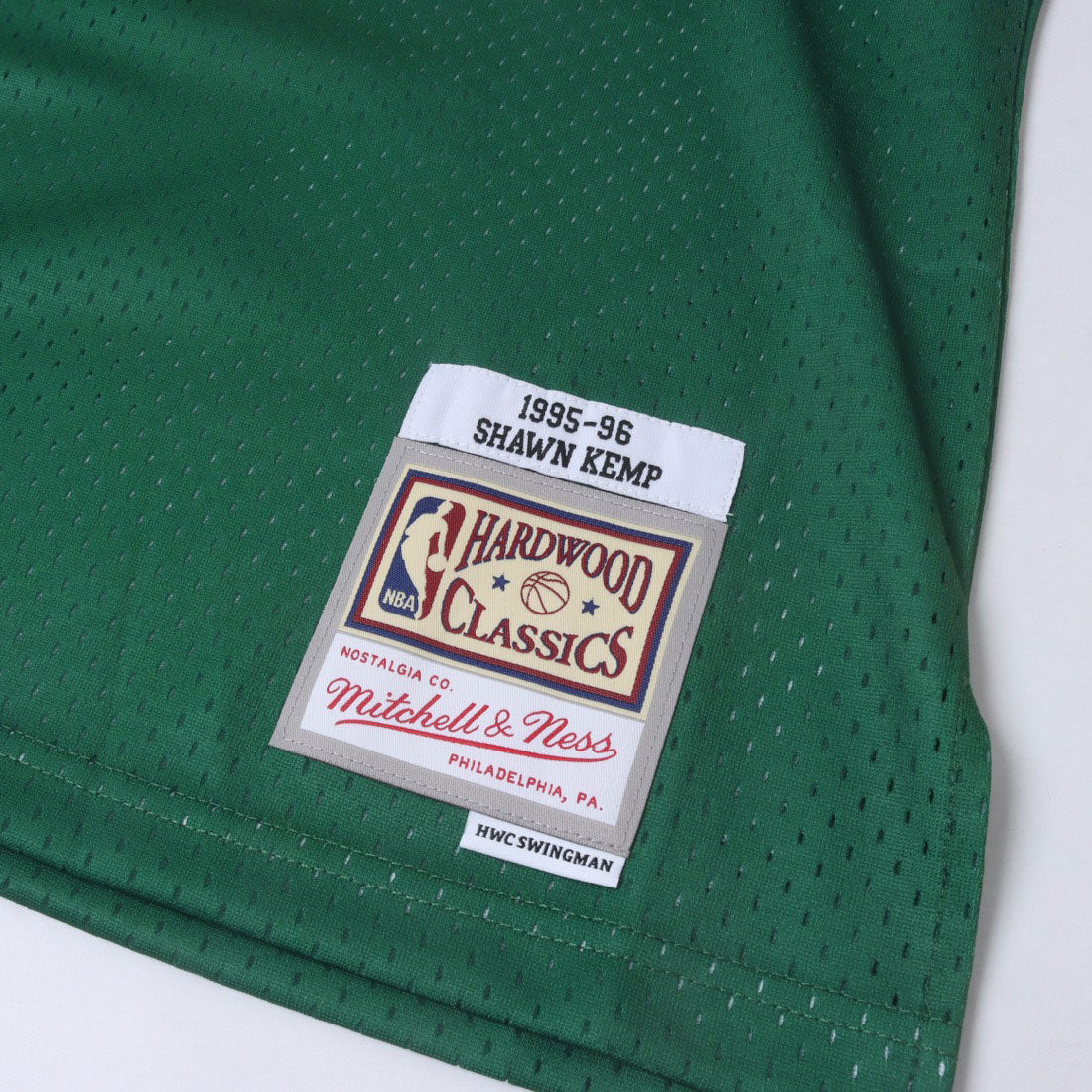 ミッチェルアンドネス mitchell & ness スウィングマンジャージー シアトル スーパーソニックス 1995-96 ショーン・ケンプ ユニフォーム （シアトルスーパーソニックス） シアトルスーパーソニックス