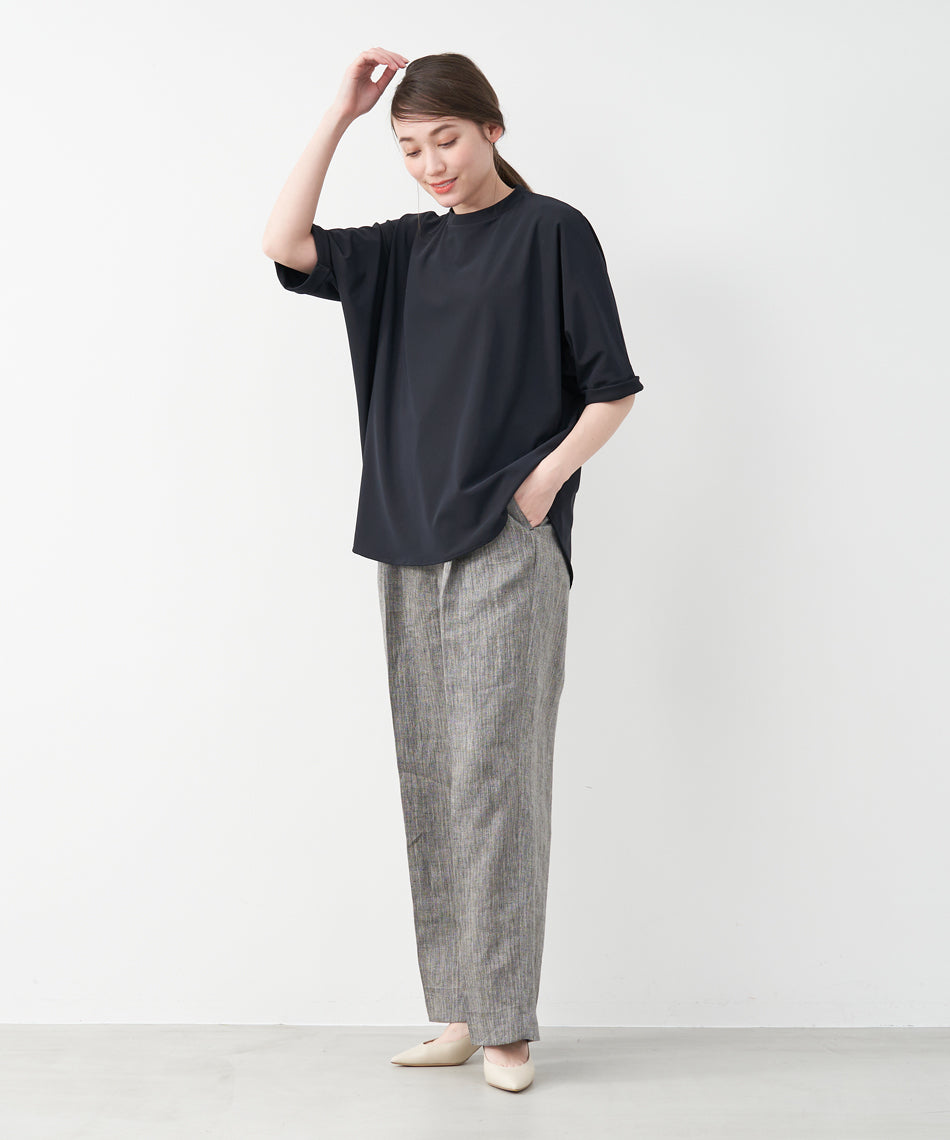 マイカアンドディール MICA&DEAL adjastable linen pants （BEIGE） BEIGE