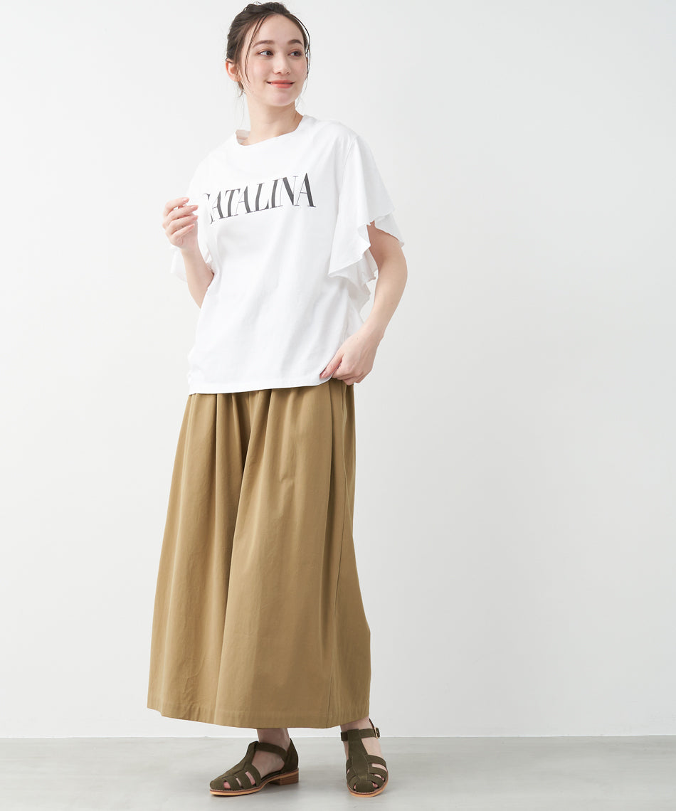 マイカアンドディール MICA&DEAL tuck culottes pt （WHITE） WHITE