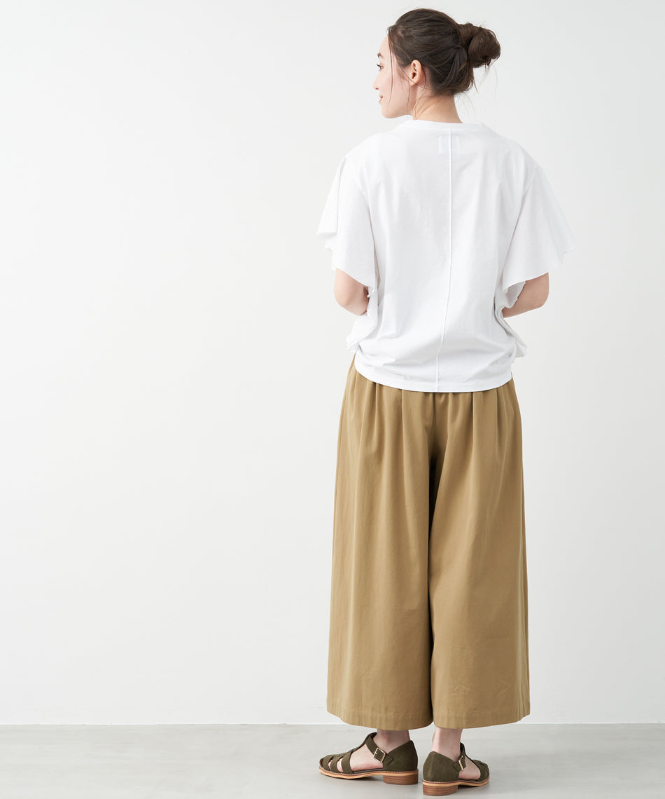マイカアンドディール MICA&DEAL tuck culottes pt （WHITE） WHITE