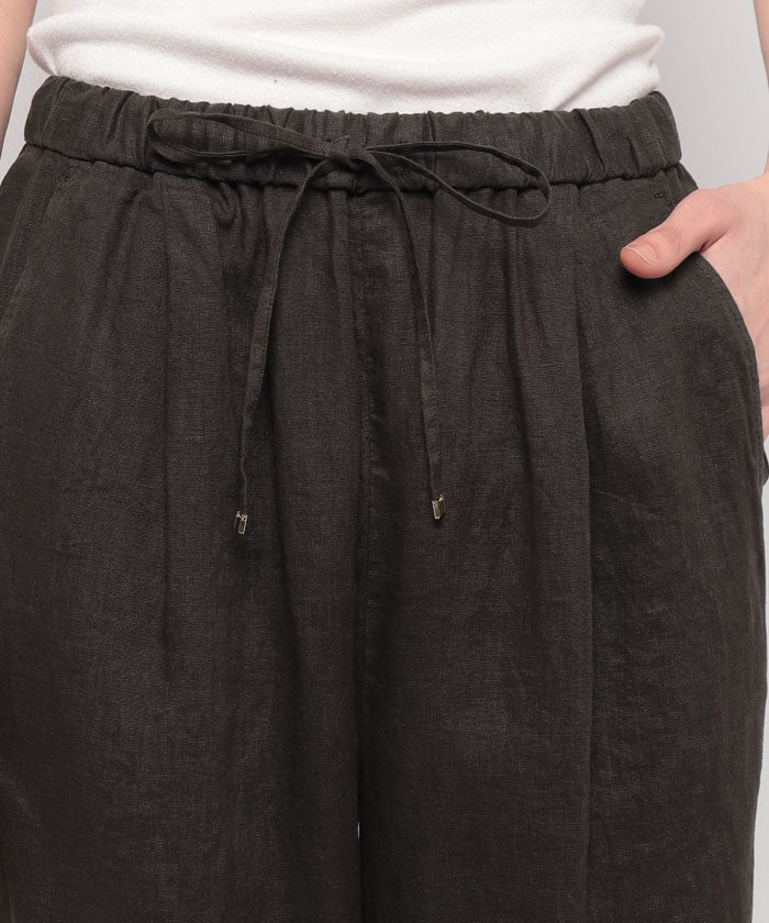 マイカアンドディール MICA&DEAL washed linen pants （BLUE） BLUE