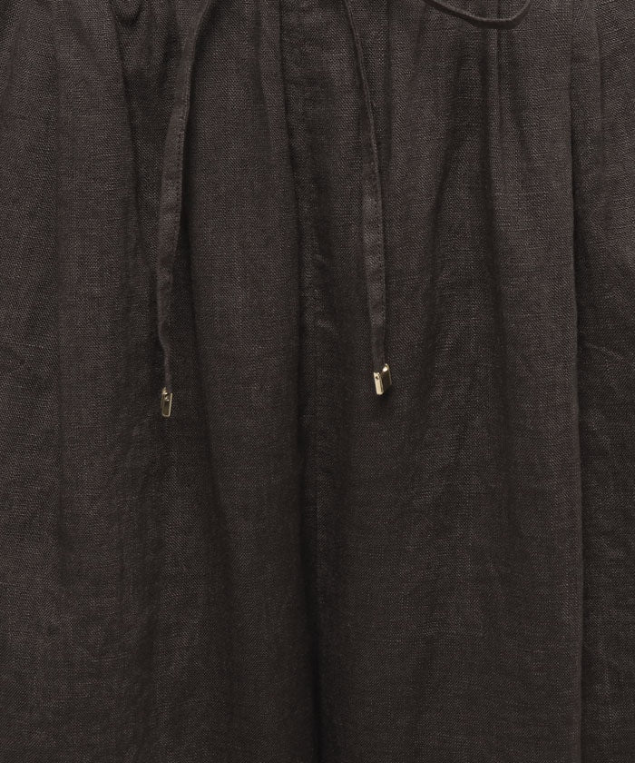 マイカアンドディール MICA&DEAL washed linen pants （BLUE） BLUE