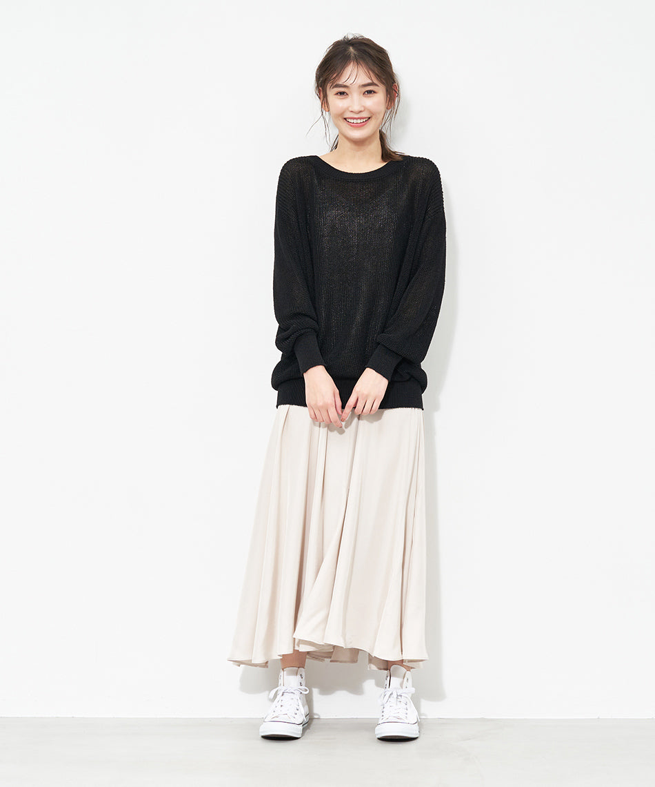 マイカアンドディール MICA&DEAL flare cami ops （L/BEIGE） L/BEIGE