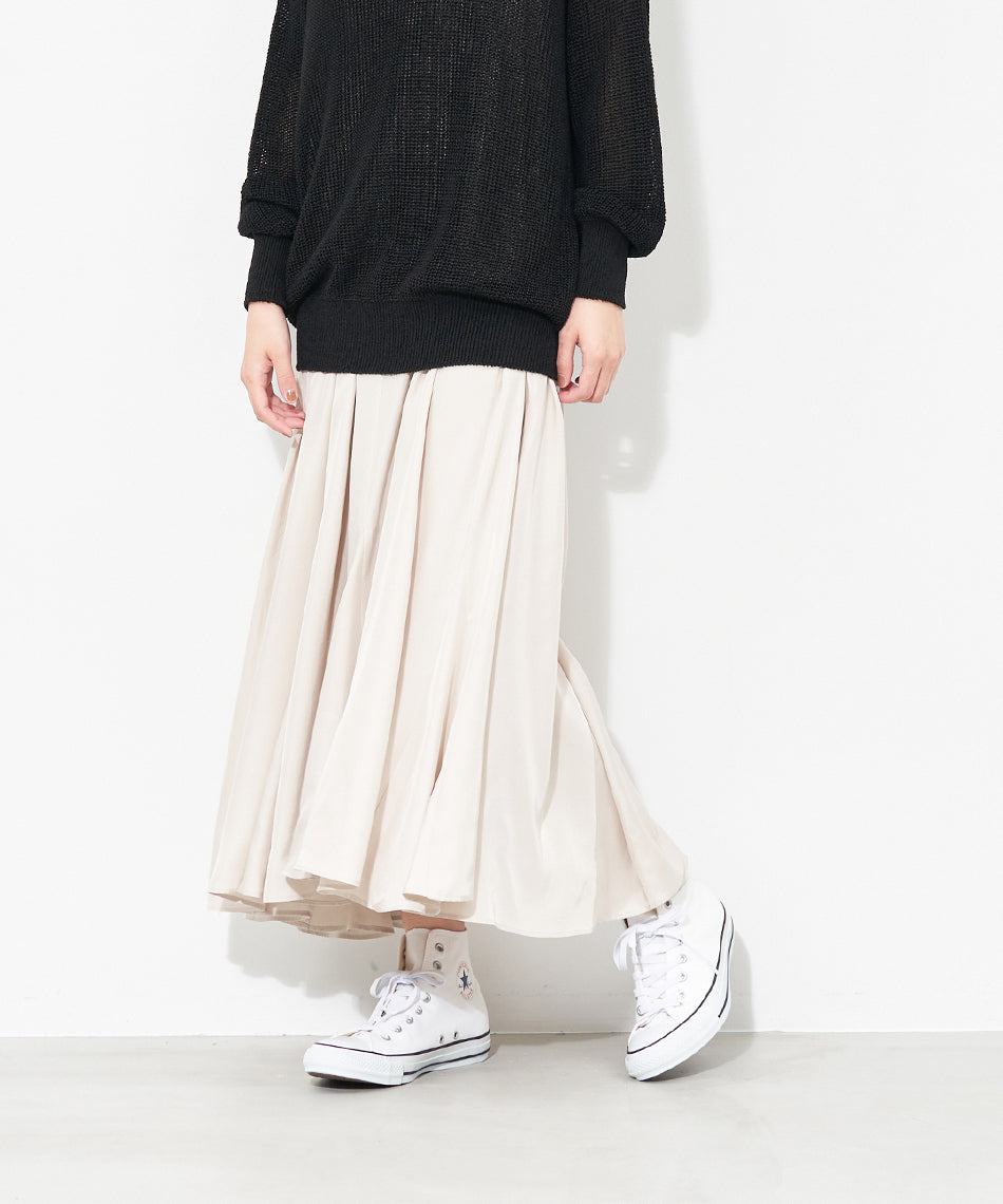 マイカアンドディール MICA&DEAL flare cami ops （L/BEIGE） L/BEIGE