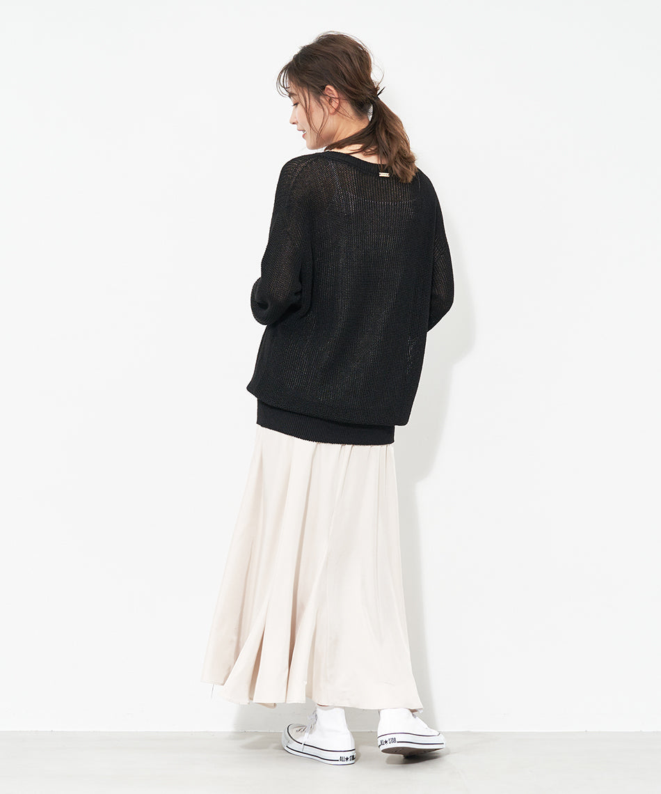 マイカアンドディール MICA&DEAL flare cami ops （L/BEIGE） L/BEIGE