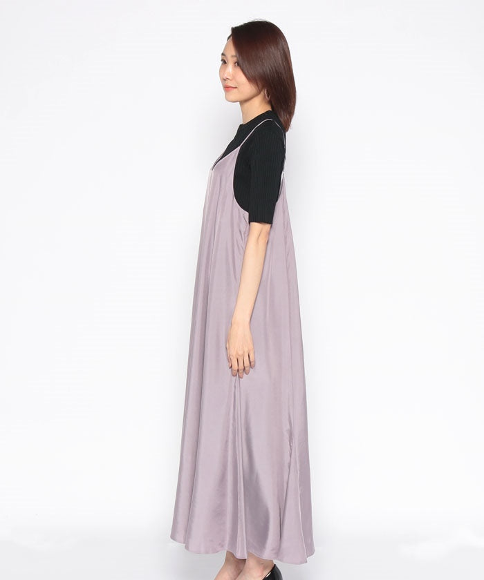 マイカアンドディール MICA&DEAL flare cami ops （L/BEIGE） L/BEIGE