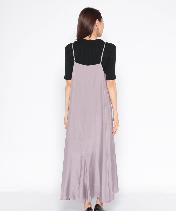 マイカアンドディール MICA&DEAL flare cami ops （L/BEIGE） L/BEIGE