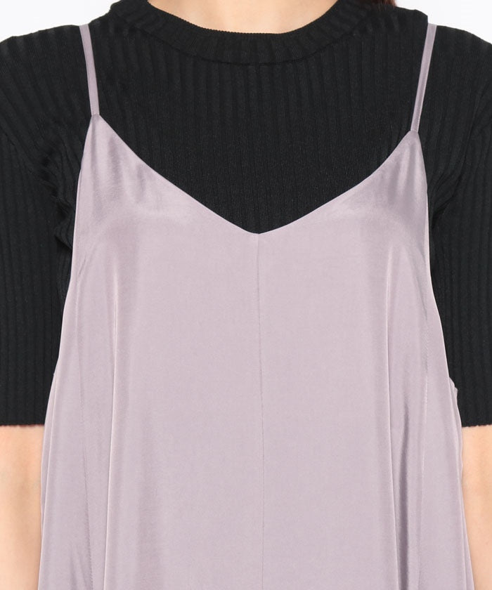 マイカアンドディール MICA&DEAL flare cami ops （L/BEIGE） L/BEIGE