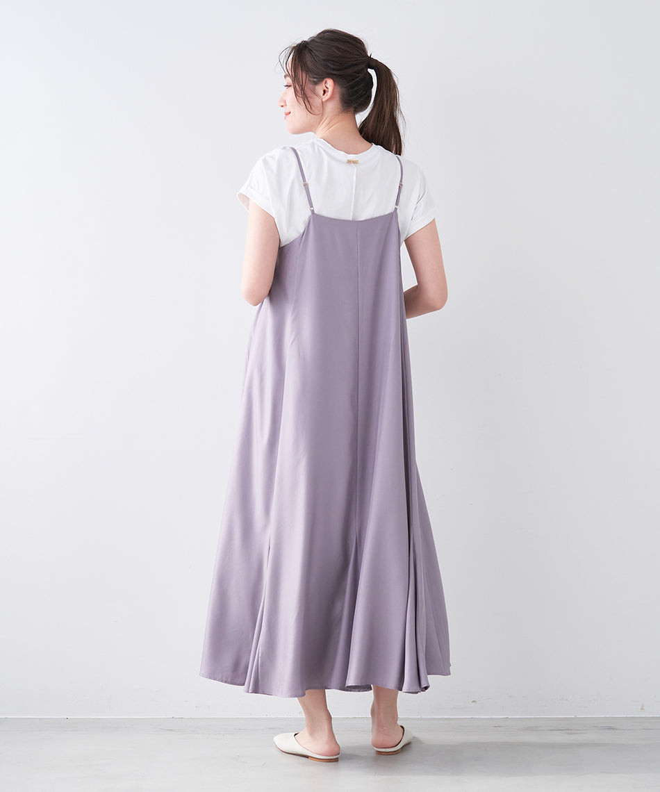 マイカアンドディール MICA&DEAL flare cami ops （L/BEIGE） L/BEIGE