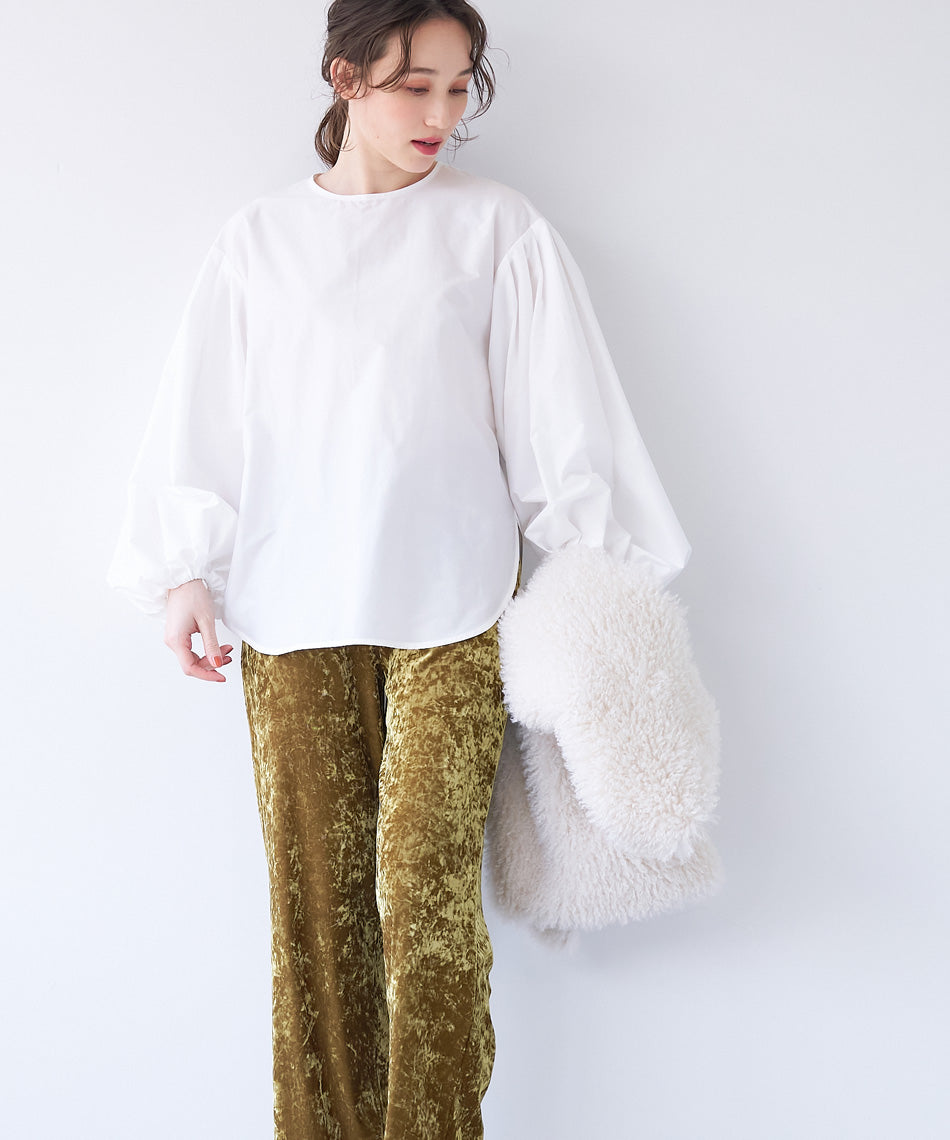マイカアンドディール MICA&DEAL balloon sleeve bl （KHAKI） KHAKI