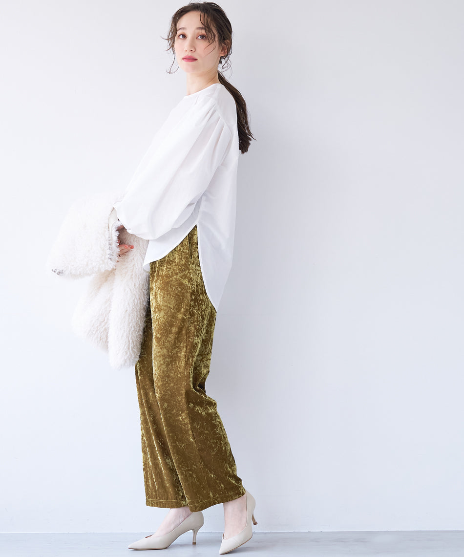 マイカアンドディール MICA&DEAL balloon sleeve bl （KHAKI） KHAKI