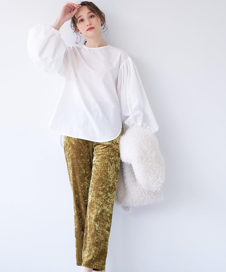 マイカアンドディール MICA&DEAL balloon sleeve bl （KHAKI） KHAKI
