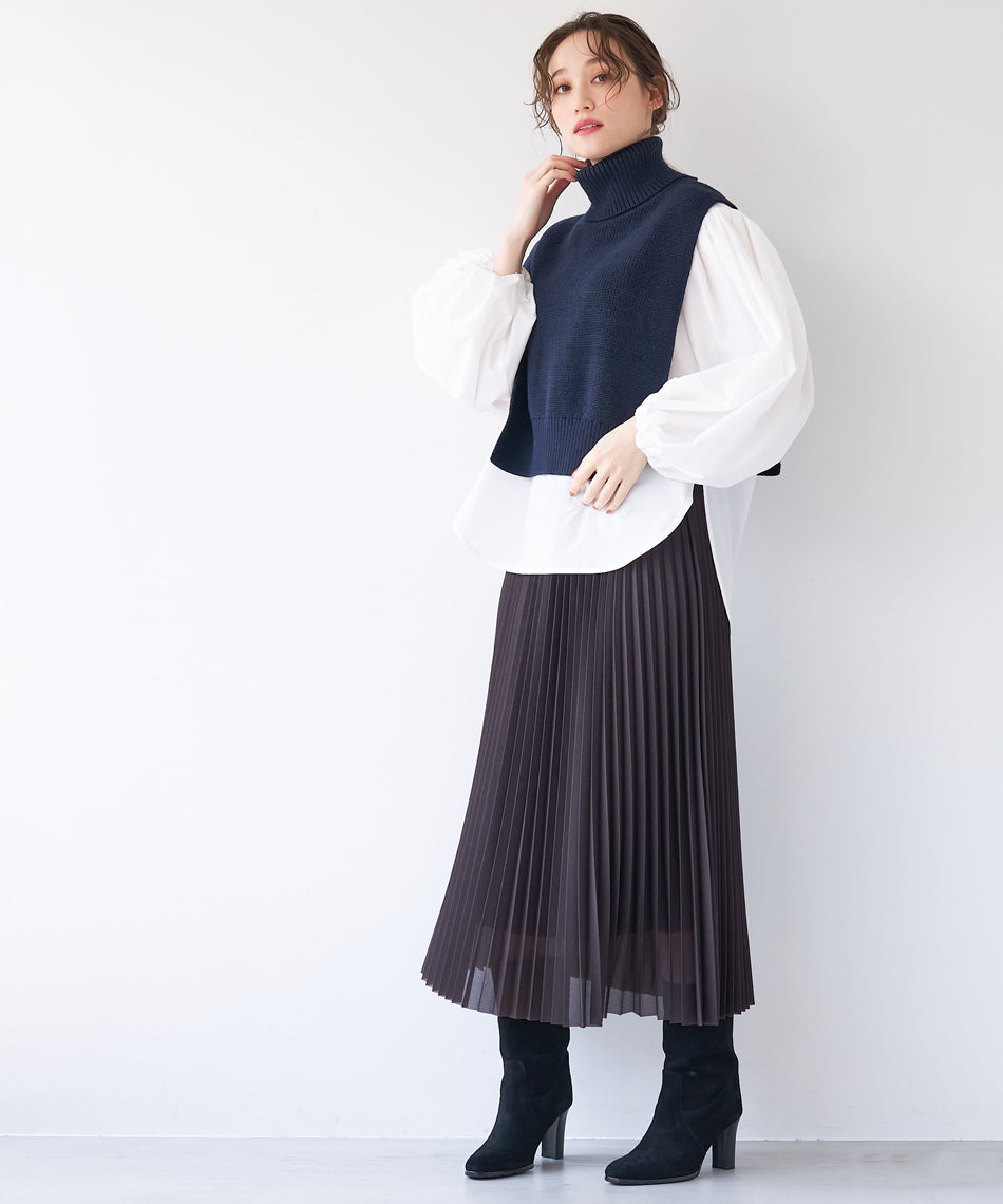 マイカアンドディール MICA&DEAL balloon sleeve bl （KHAKI） KHAKI