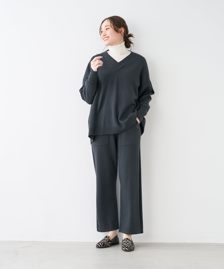 瑪依卡與迪爾 MICA&DEAL 【套裝搭配商品】v/n 寬鬆針織 p/o