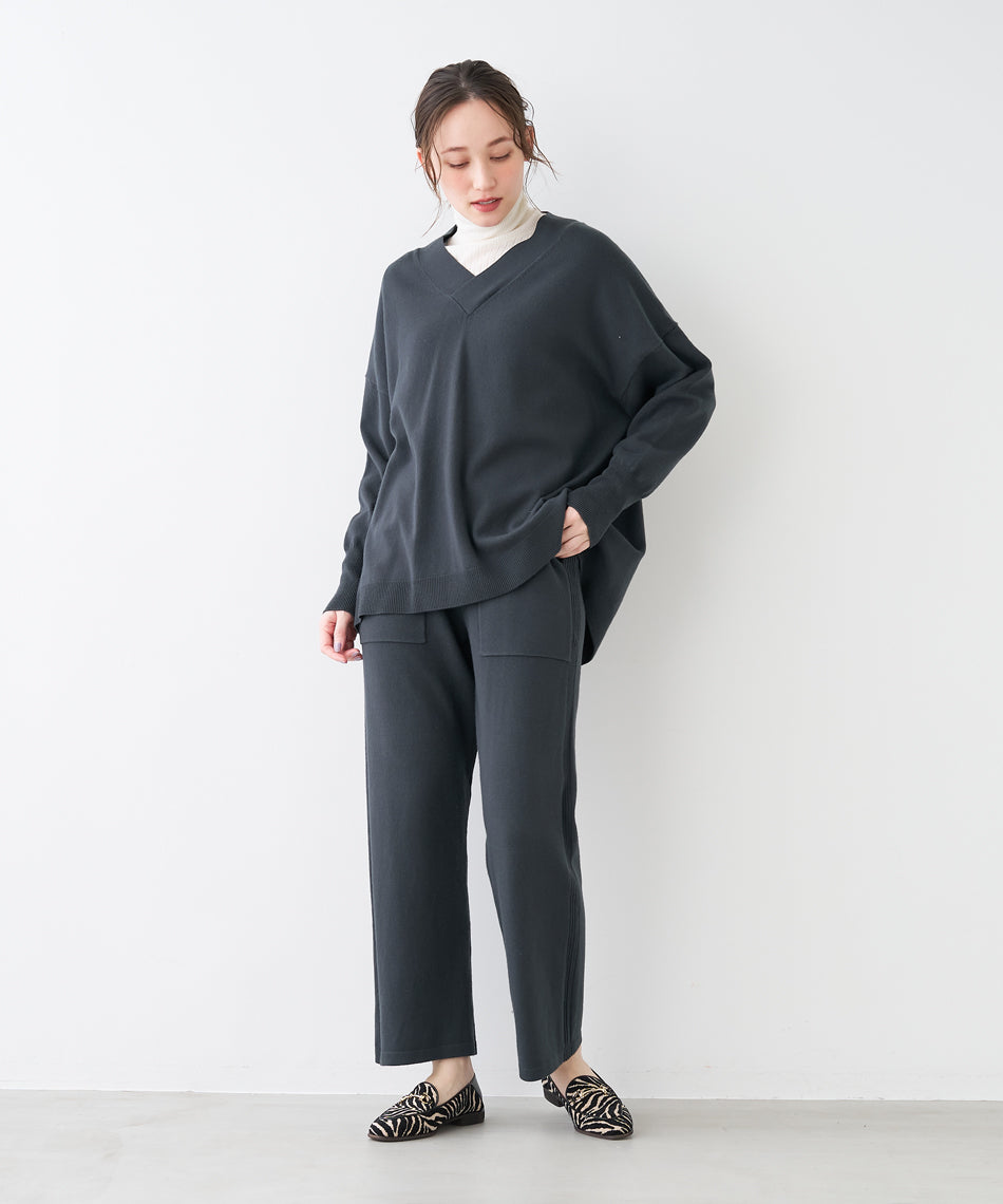 瑪依卡與迪爾 MICA&DEAL 【套裝搭配商品】v/n 寬鬆針織 p/o