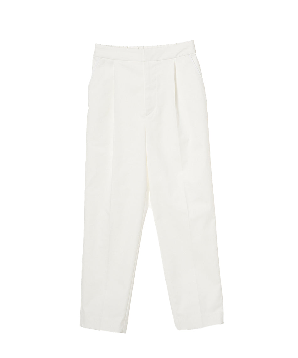 マイカアンドディール MICA&DEAL tuck tapered pants （WHITE） WHITE