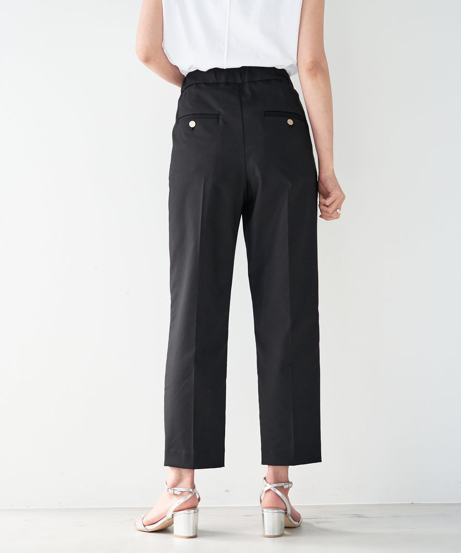 マイカアンドディール MICA&DEAL tuck tapered pants （WHITE） WHITE