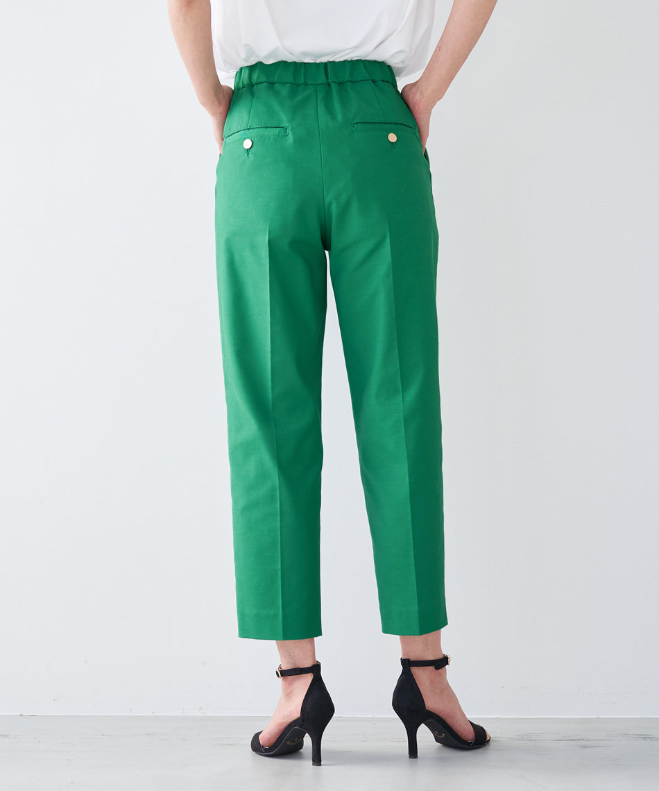 マイカアンドディール MICA&DEAL tuck tapered pants （WHITE） WHITE