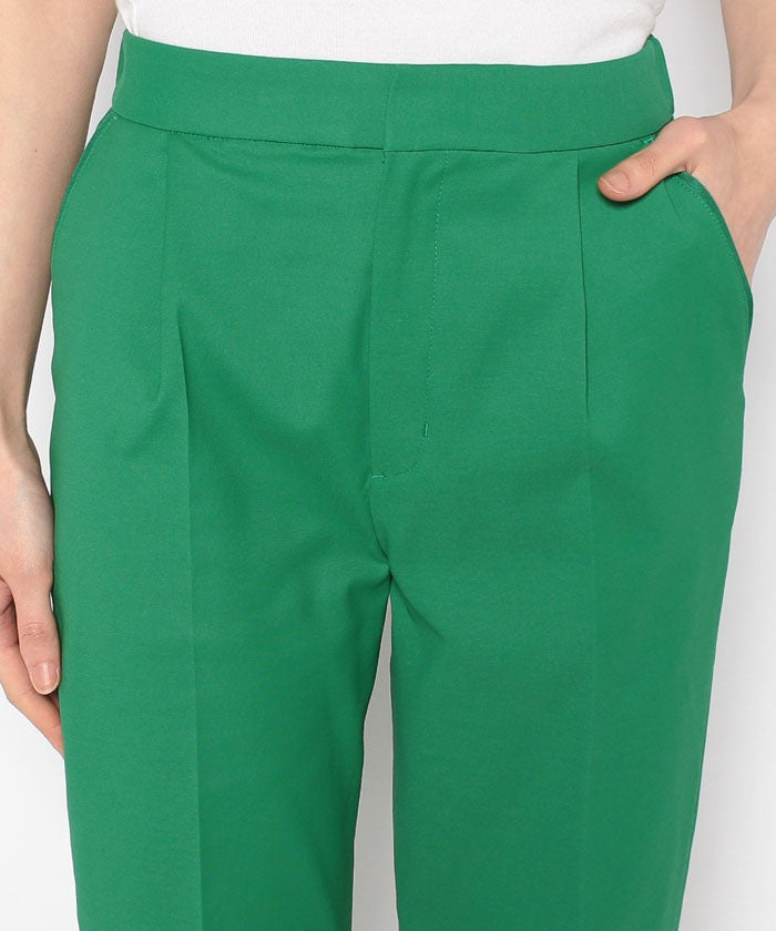 マイカアンドディール MICA&DEAL tuck tapered pants （WHITE） WHITE