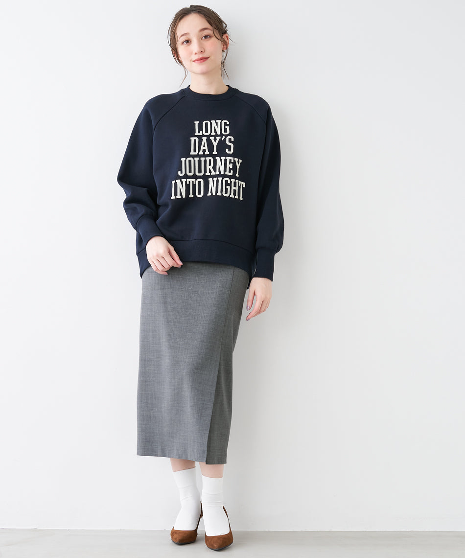 マイカアンドディール MICA&DEAL front vent skirt （WINE） WINE